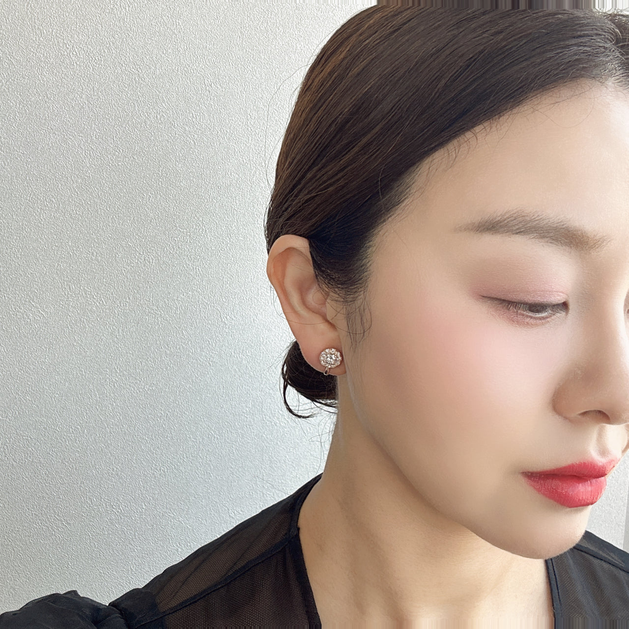 ポインターパヴェピアス〜中石0.3ct G SI GD UP|AYAKO SAKURAI(櫻井 彩子(サクライ アヤコ))公式通販サイト